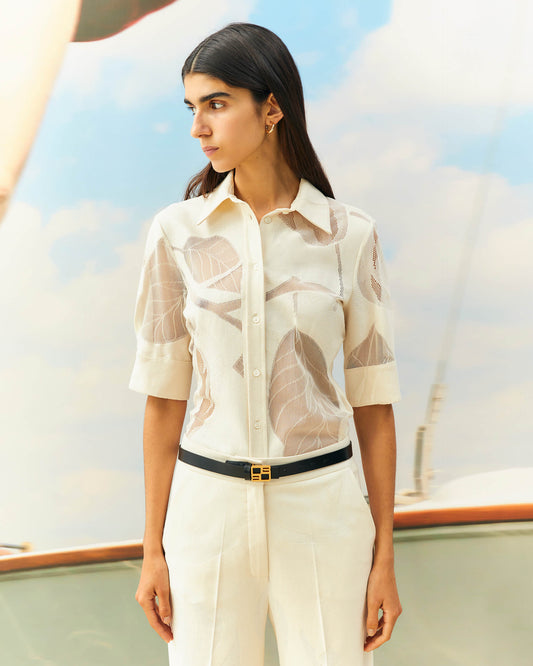 Camicia con pizzo Beatrice b.